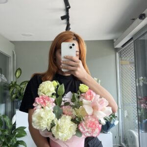 Soft pink box
